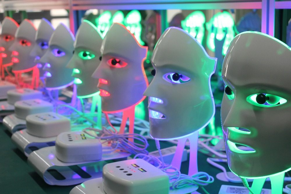 Mascaras con luz led